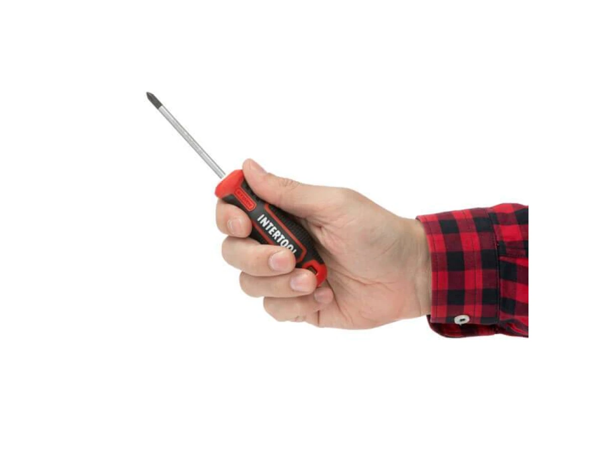 Викруткa PH1*75 мм, S2, STORM INTERTOOL VT-3415 