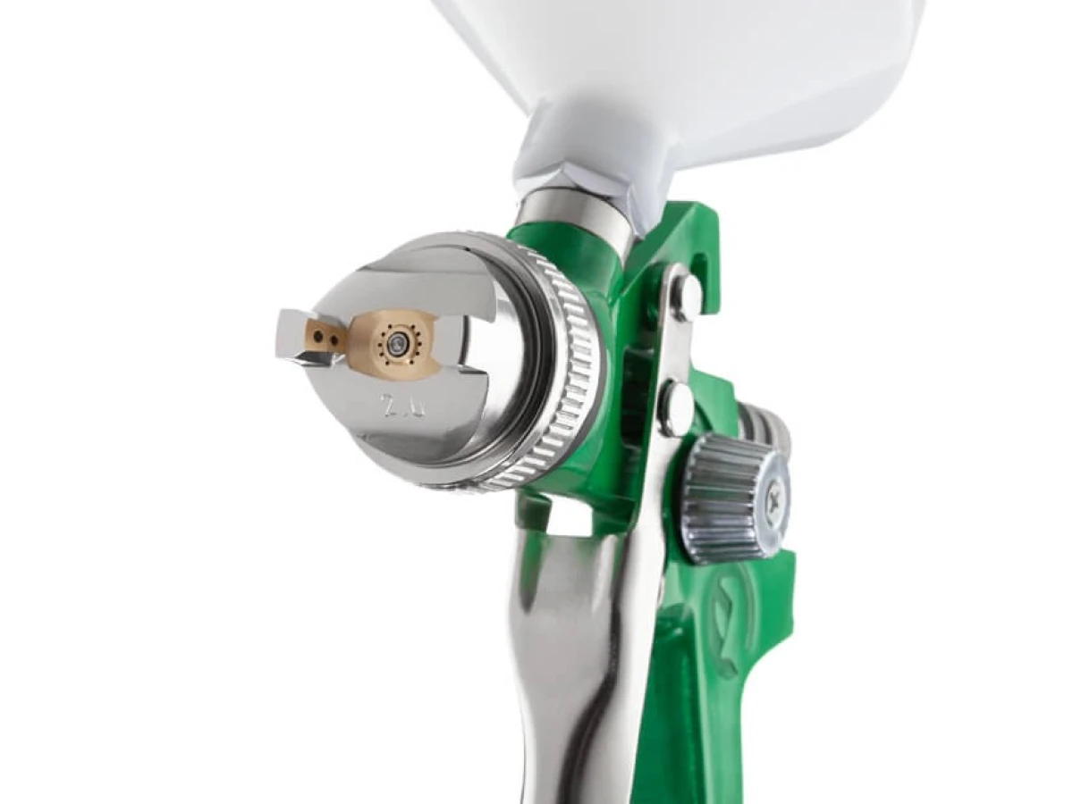 Фарбопульт пневматичний HVLP, форсунка 2.0 мм, верхній пластиковий бачок 600 мл, 3 бар INTERTOOL PT-0120 