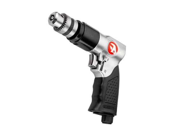 Дриль пневматичний з реверсом, патрон 1,5-10 мм, 3/8" INTERTOOL PT-0902 