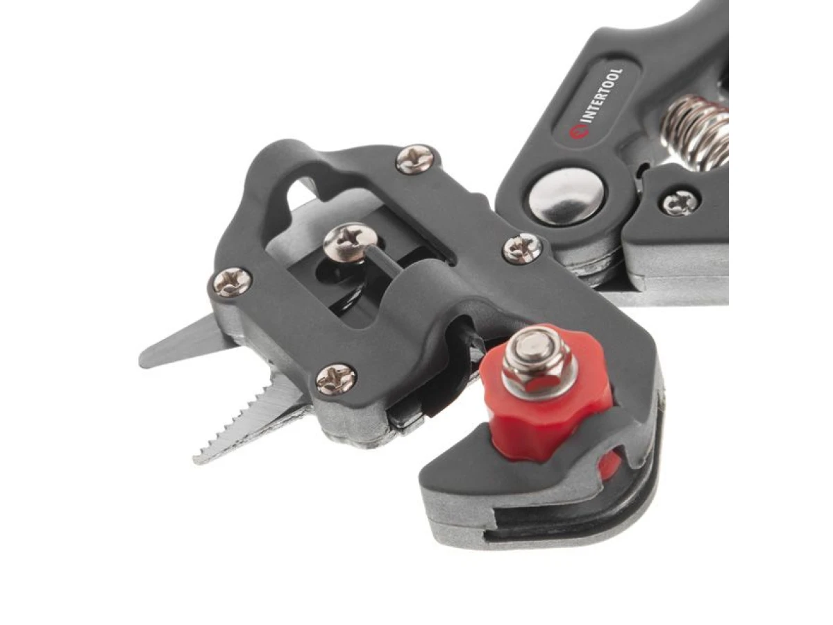 Секатор для щеплення 200мм, Carbon INTERTOOL FT-1020 