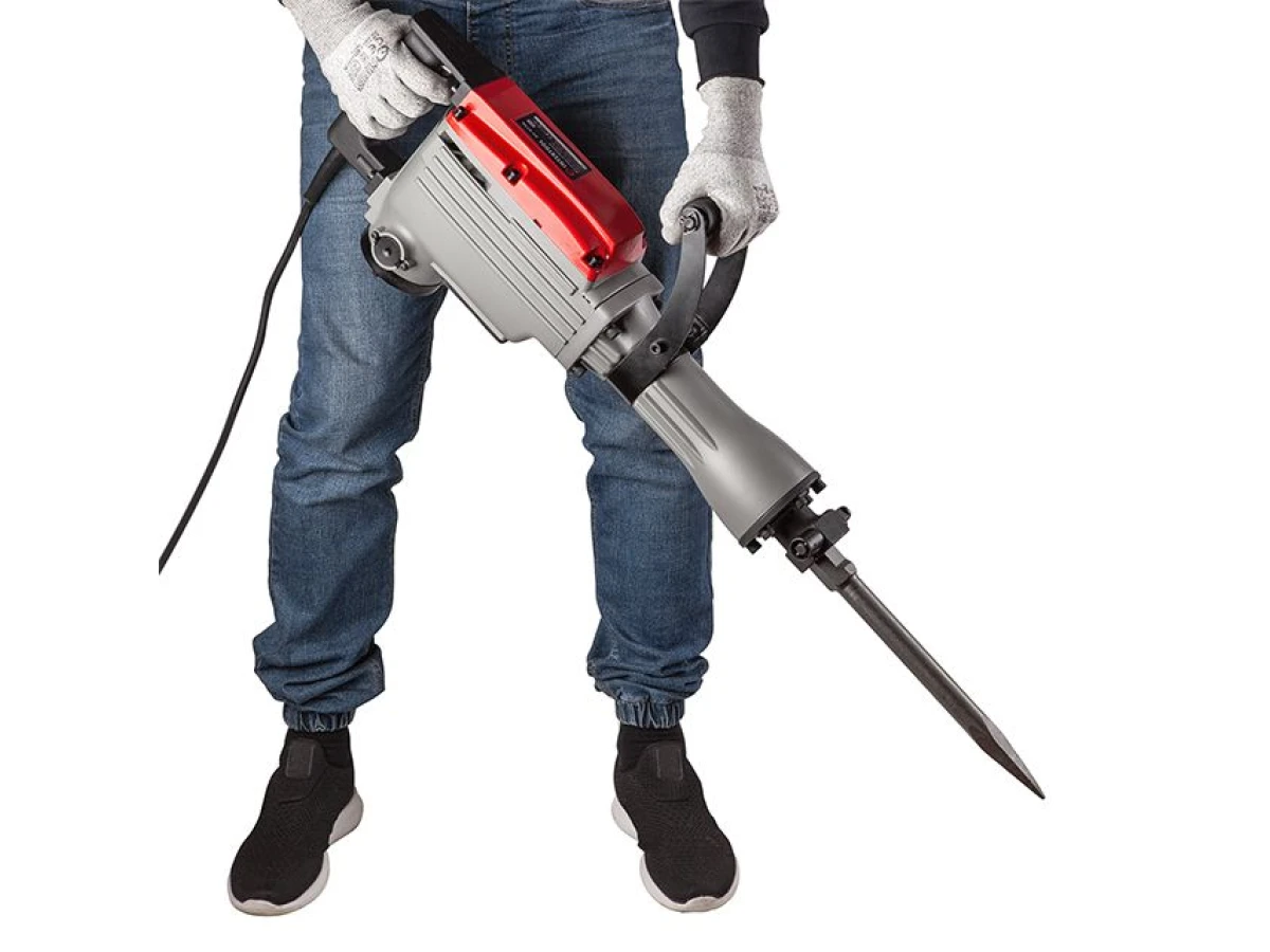 Молоток отбойный SDS Hex 1050 Вт, 1400 удар/мин, 42 Дж, металлический кейс INTERTOOL DT-0198 