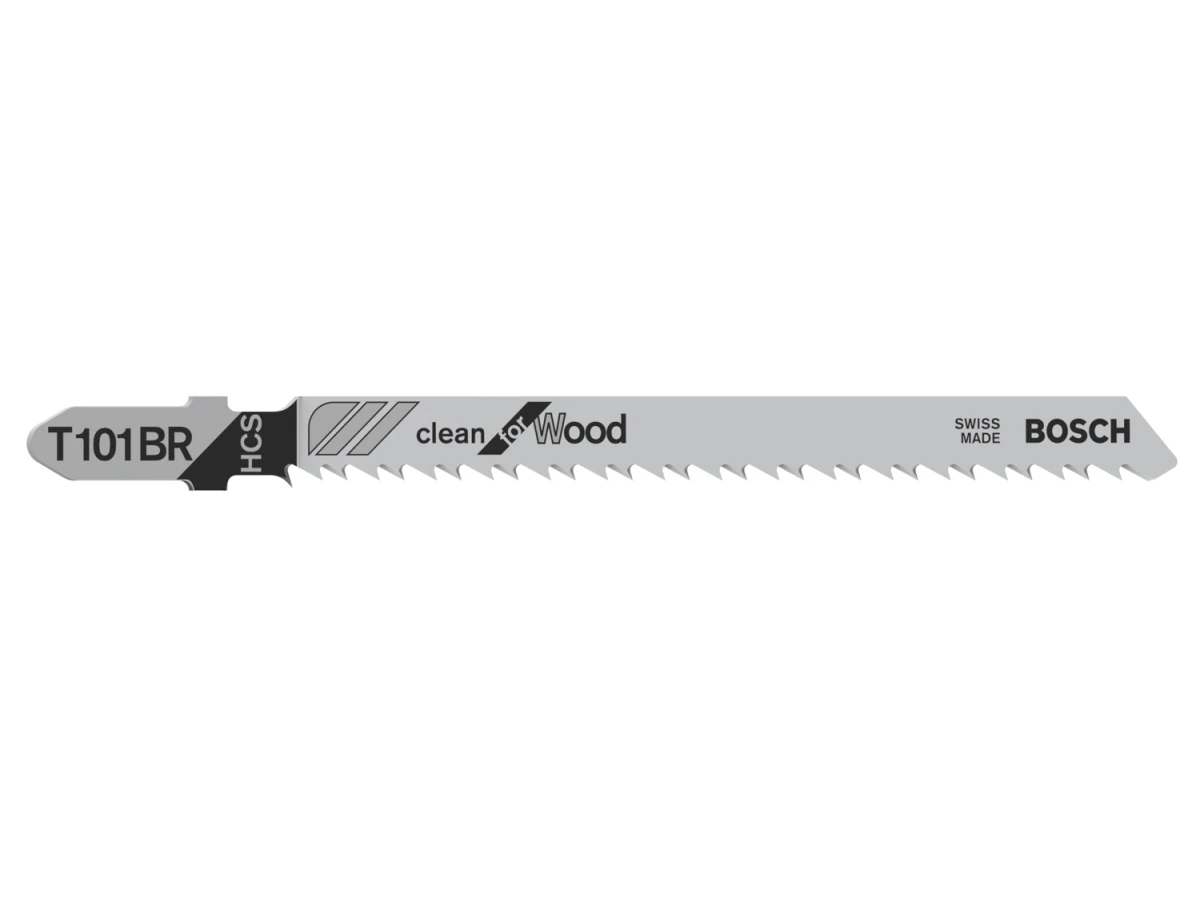 5 Лобзикових пилок T101 BR Clean for Wood, HCS 