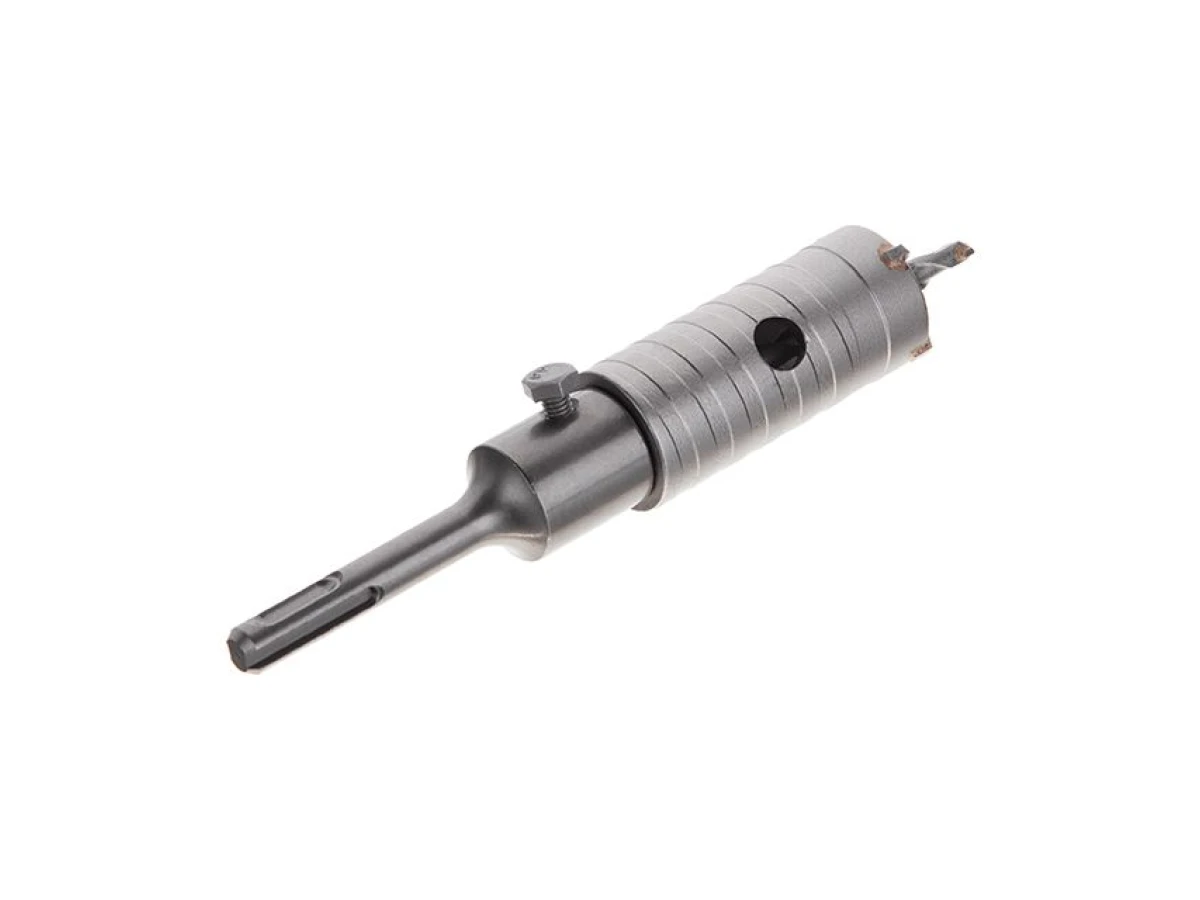 Комплект: Свердло корончасте по бетону 32мм + Перехідник SDS Plus 100мм INTERTOOL SD-7032 