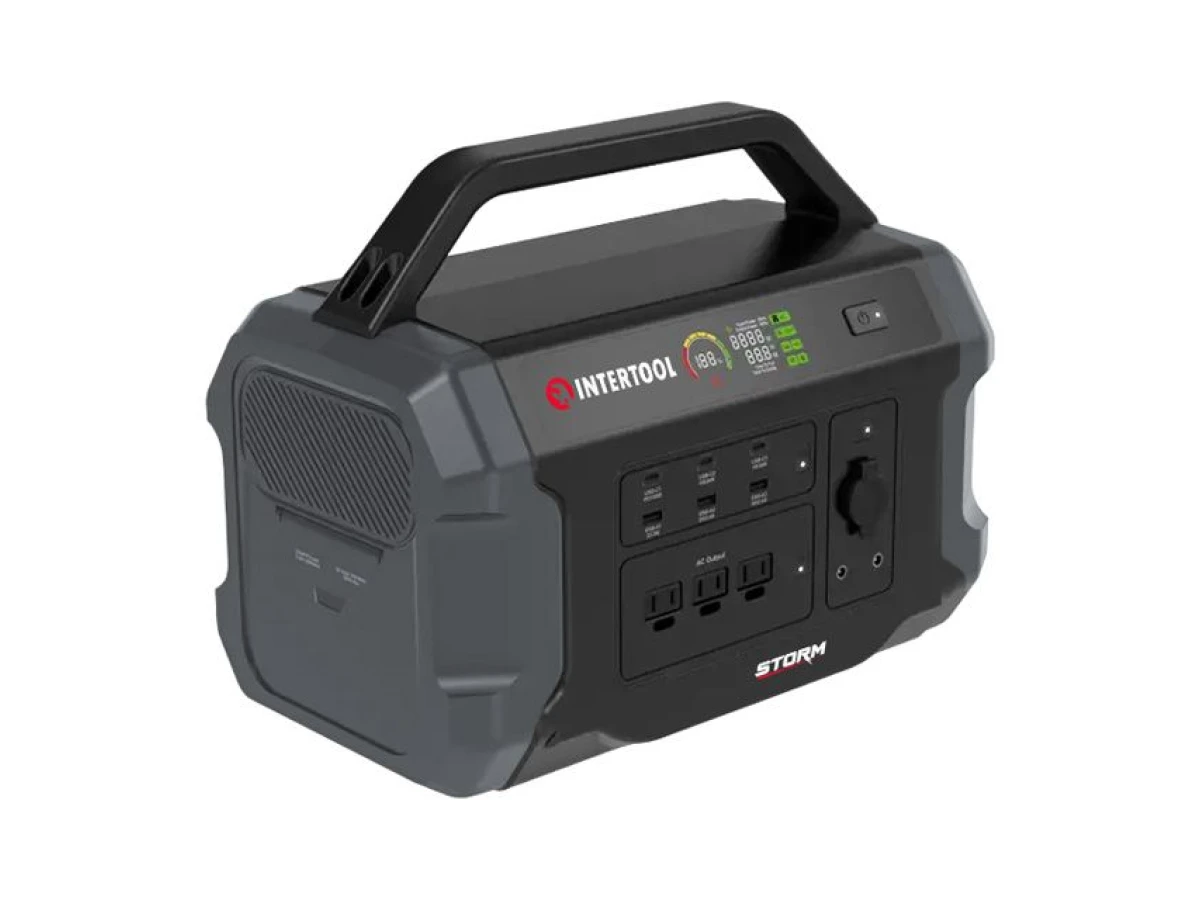 Станция зарядная портативная 1.2 кВт, 1120 Втч, LiFeP04 INTERTOOL WT-7002 