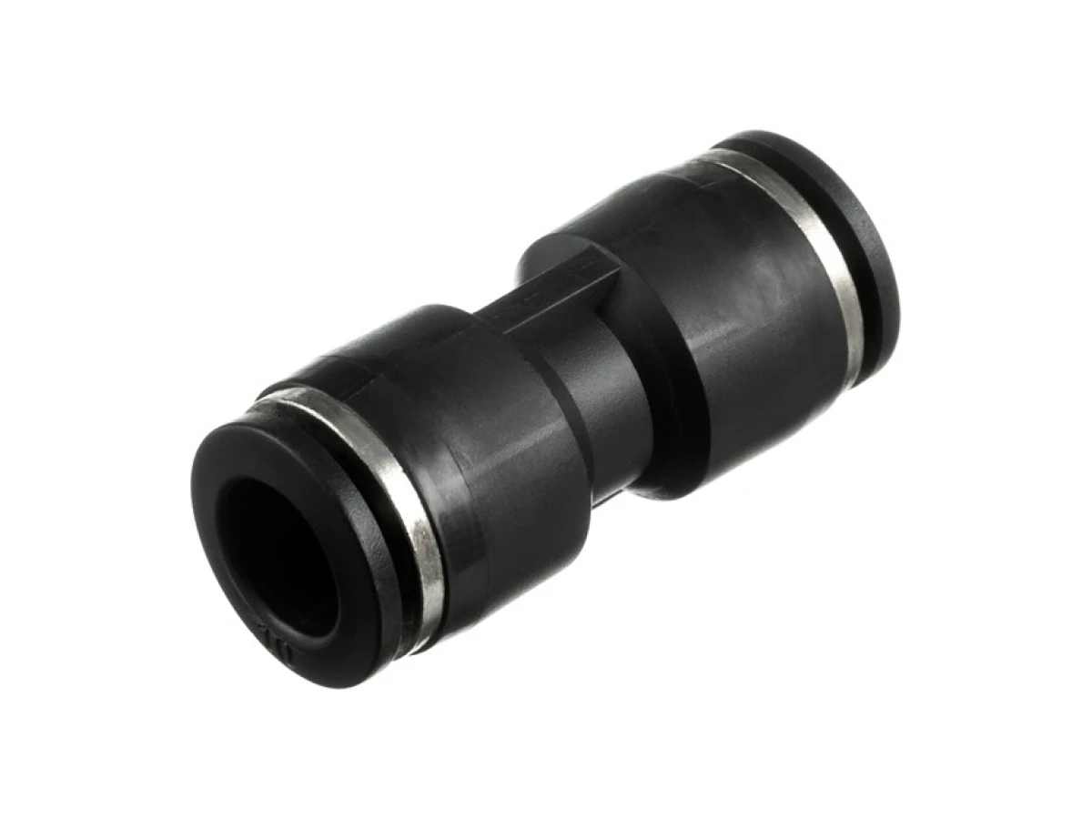 Соединение цанговое прямое для полиуретановых и др. шлангов 10*10 мм INTERTOOL PT-2393 