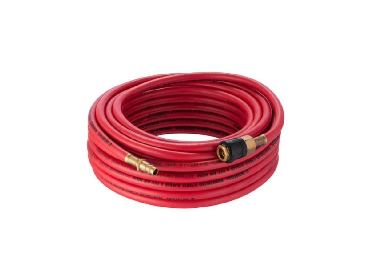 Шланг гібридний професійний, 20 атм, 6*11 мм, 15 м, з латунними швидкороз'ємними з'єднаннями, STORM INTERTOOL PT-1765 
