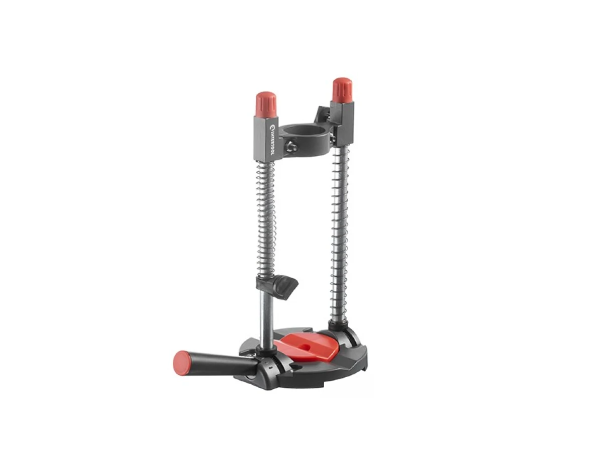 Стойка для дрели наклонная 0-45 градусов, мобильная INTERTOOL HT-0092 