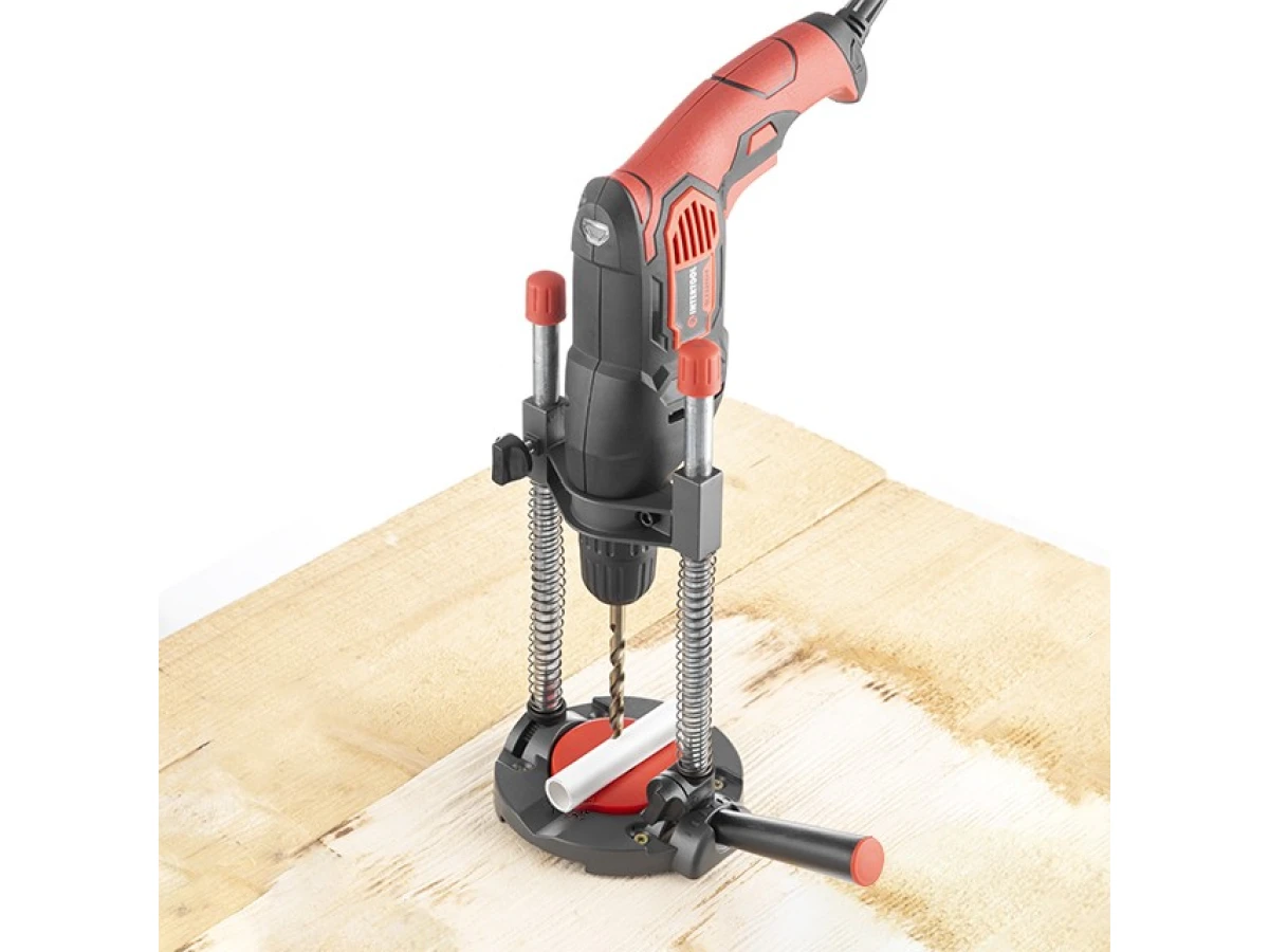 Стойка для дрели наклонная 0-45 градусов, мобильная INTERTOOL HT-0092 