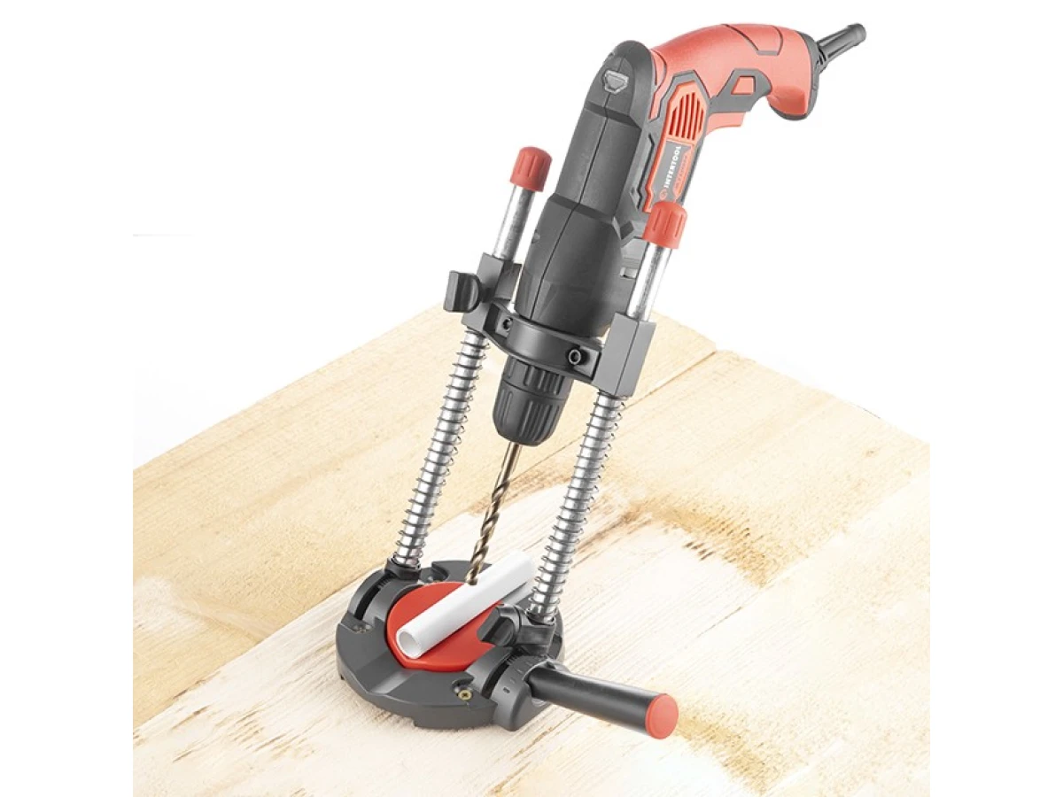 Стойка для дрели наклонная 0-45 градусов, мобильная INTERTOOL HT-0092 