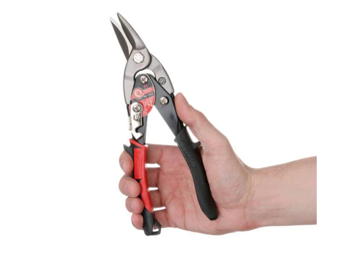 Ножиці по металу 250 мм праві, CrMo INTERTOOL NT-0501 