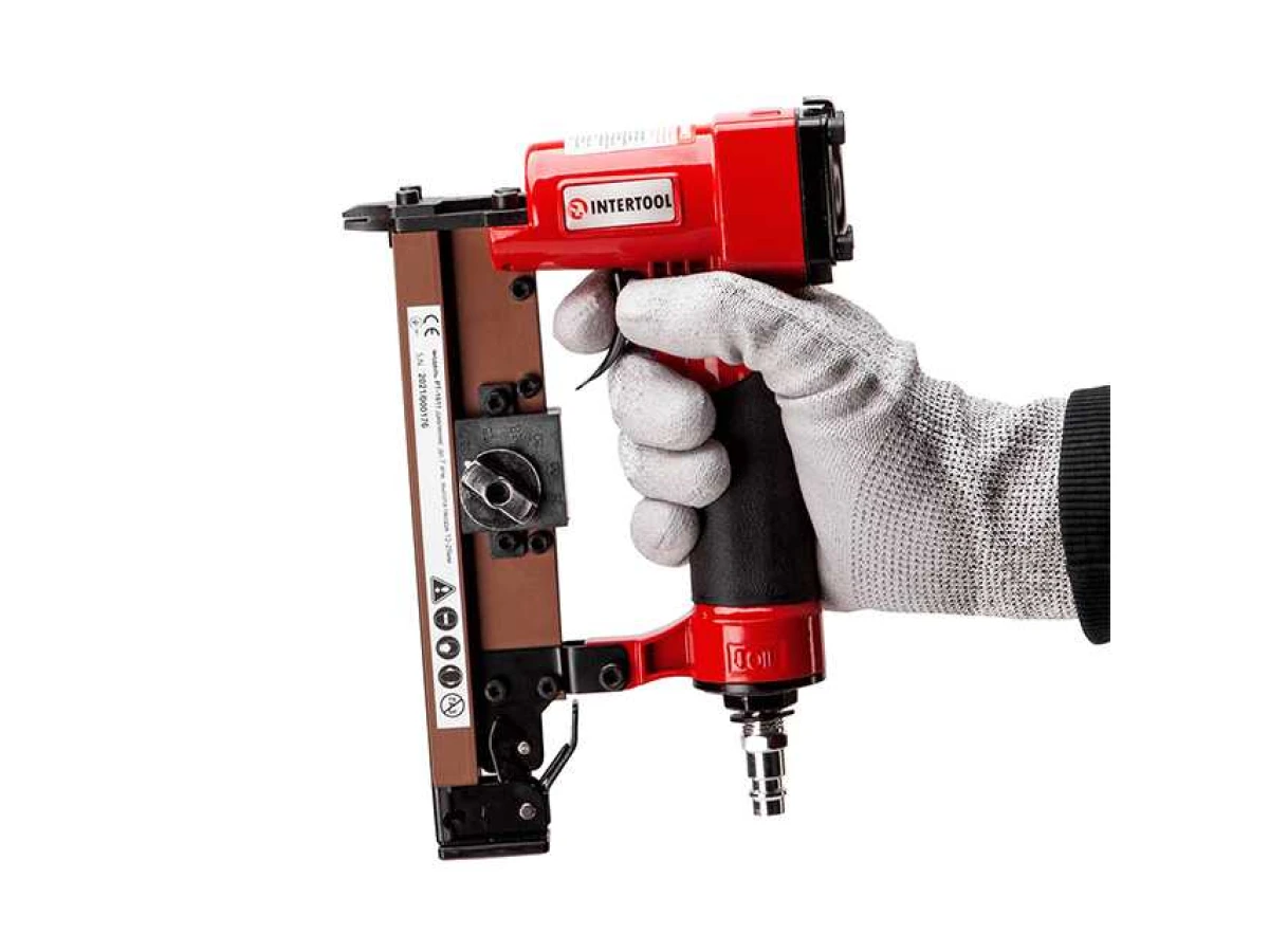 Степлер пневматичний для шпильки від 12 до 25 мм INTERTOOL PT-1611 