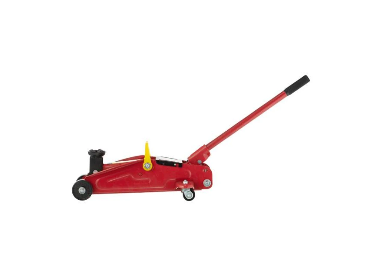 Домкрат гидравлический подкатной 2 т, в чемодане, высота подъема 135-345 мм INTERTOOL GT0103 