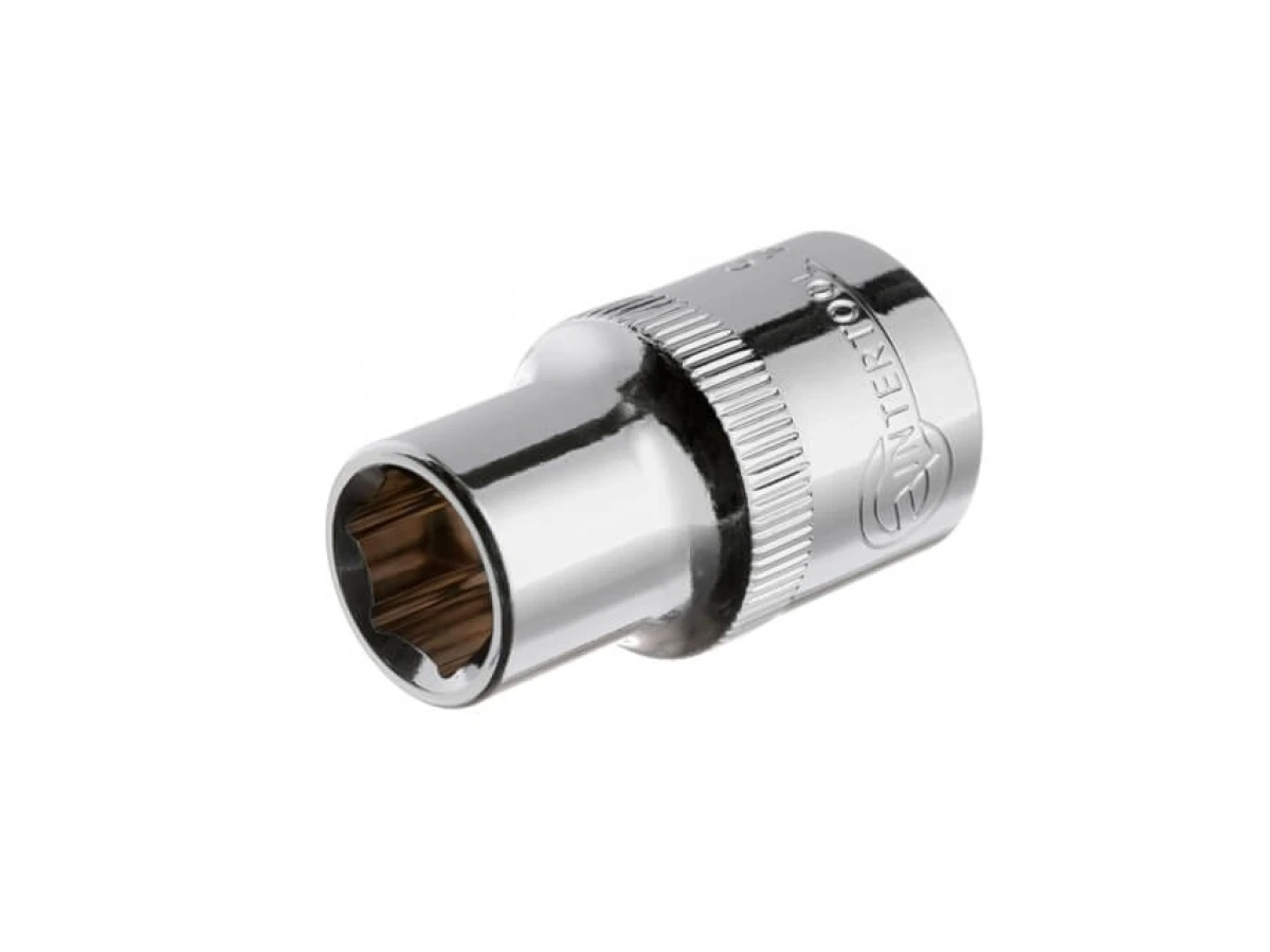 Головка шестигранна 1/2" 11*38 мм CrV INTERTOOL ET-0011 