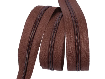 Блискавка рулонна №5 коричневий