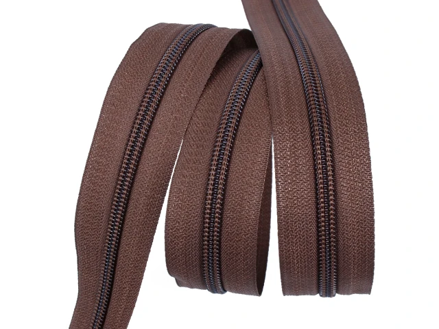 Блискавка рулонна №5 шоколадний 