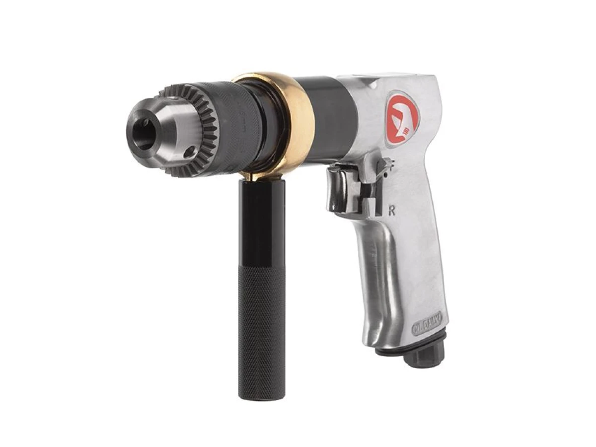 Дриль пневматичний з реверсом, патрон 1,5-13 мм, 1/2" INTERTOOL PT-0901 