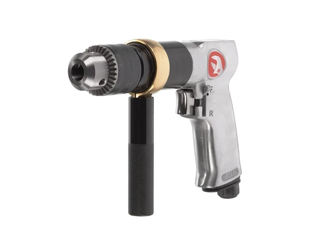 Дриль пневматичний з реверсом, патрон 1,5-13 мм, 1/2" INTERTOOL PT-0901 