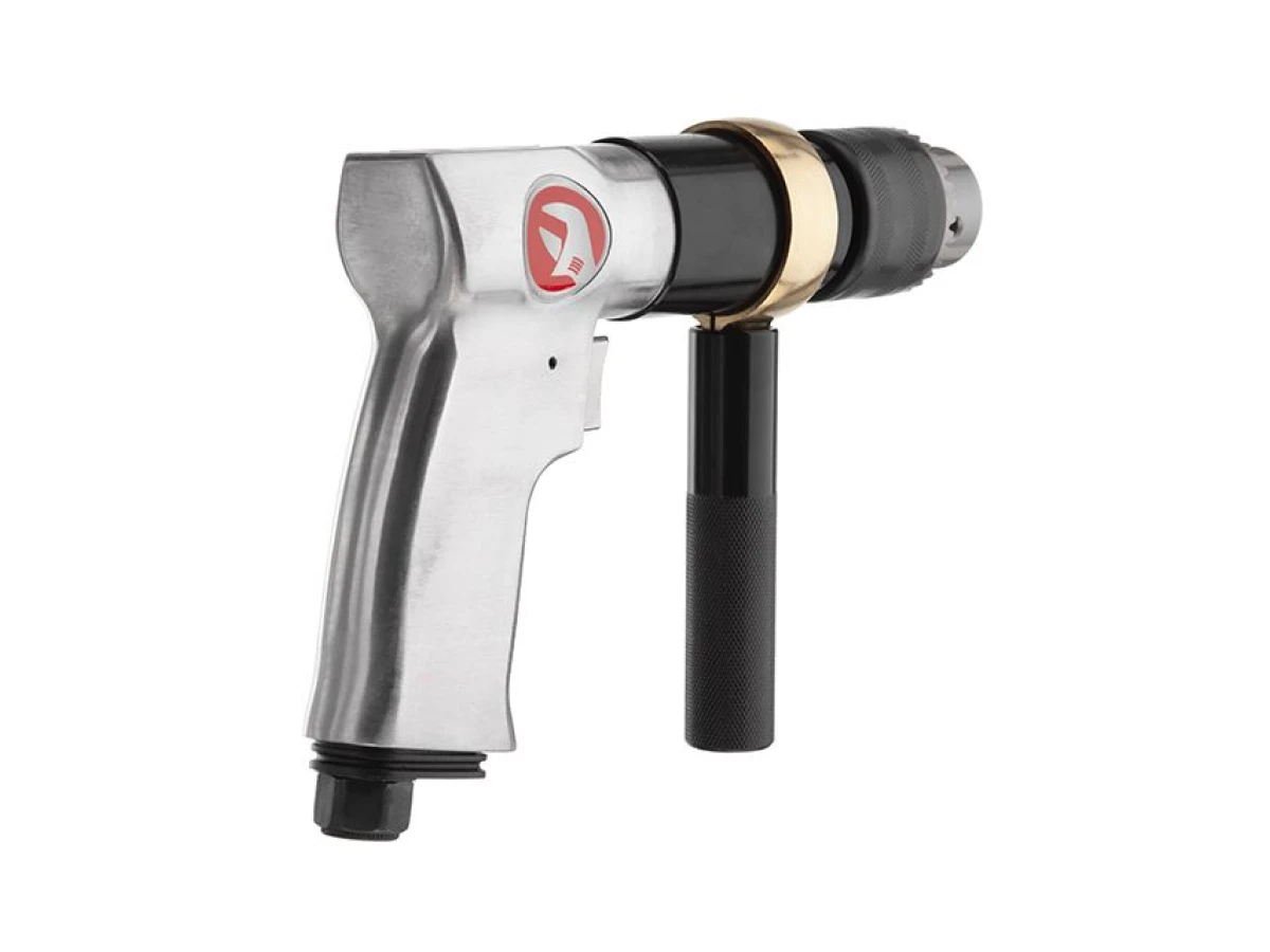 Дриль пневматичний з реверсом, патрон 1,5-13 мм, 1/2" INTERTOOL PT-0901 