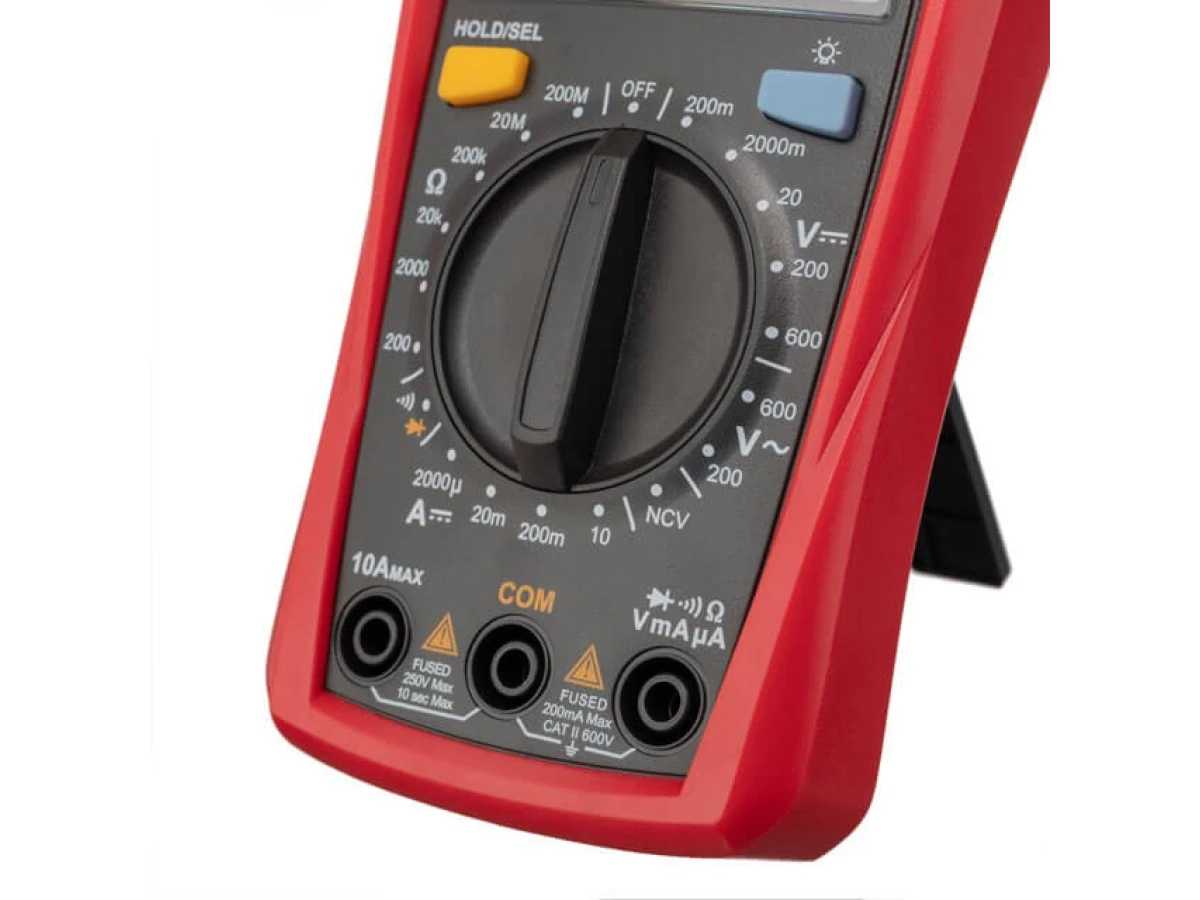 Мультиметр цифровой CAT II - 300 В / CAT I - 600 В INTERTOOL MD-0001 