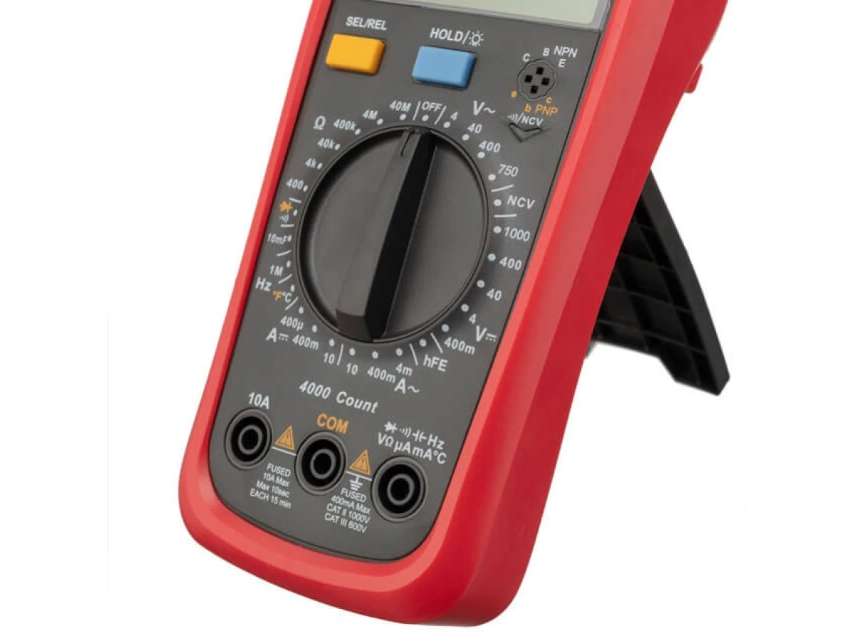 Мультиметр цифровой CAT III - 600 В / CAT II - 1000 В INTERTOOL MD-0002 