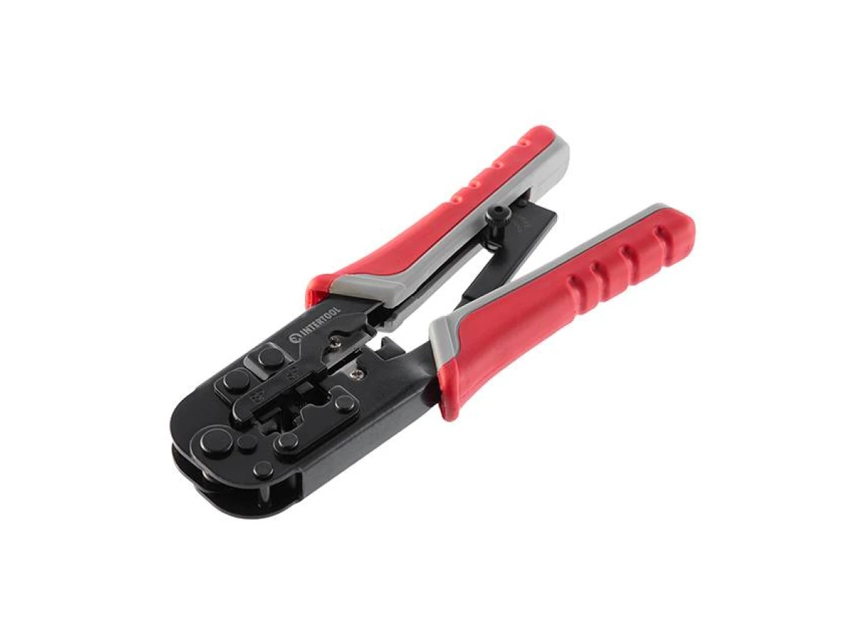 Кліщі для обтиску штекерів (RJ11 / RJ12 / RJ14) INTERTOOL HT-7052 