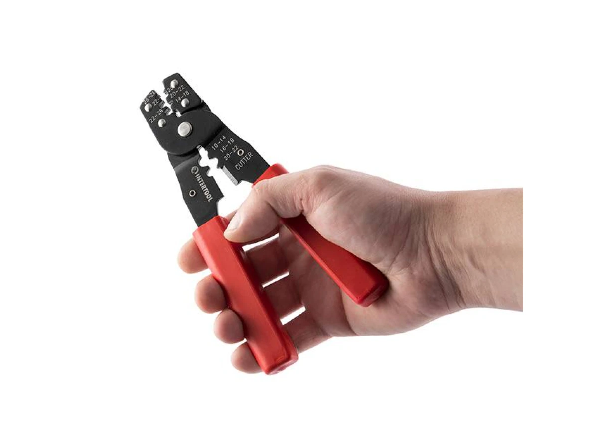 Кліщі обтискні (0,08 – 5,0 мм) INTERTOOL HT-7053 