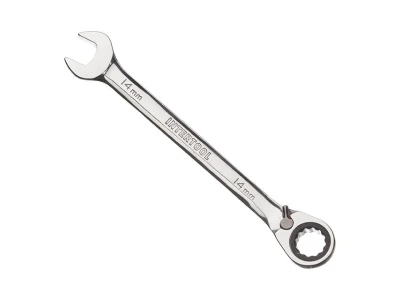 Ключ комбінований із тріскачкою 14 мм, CrV, PROF DIN3113 INTERTOOL XT-1314