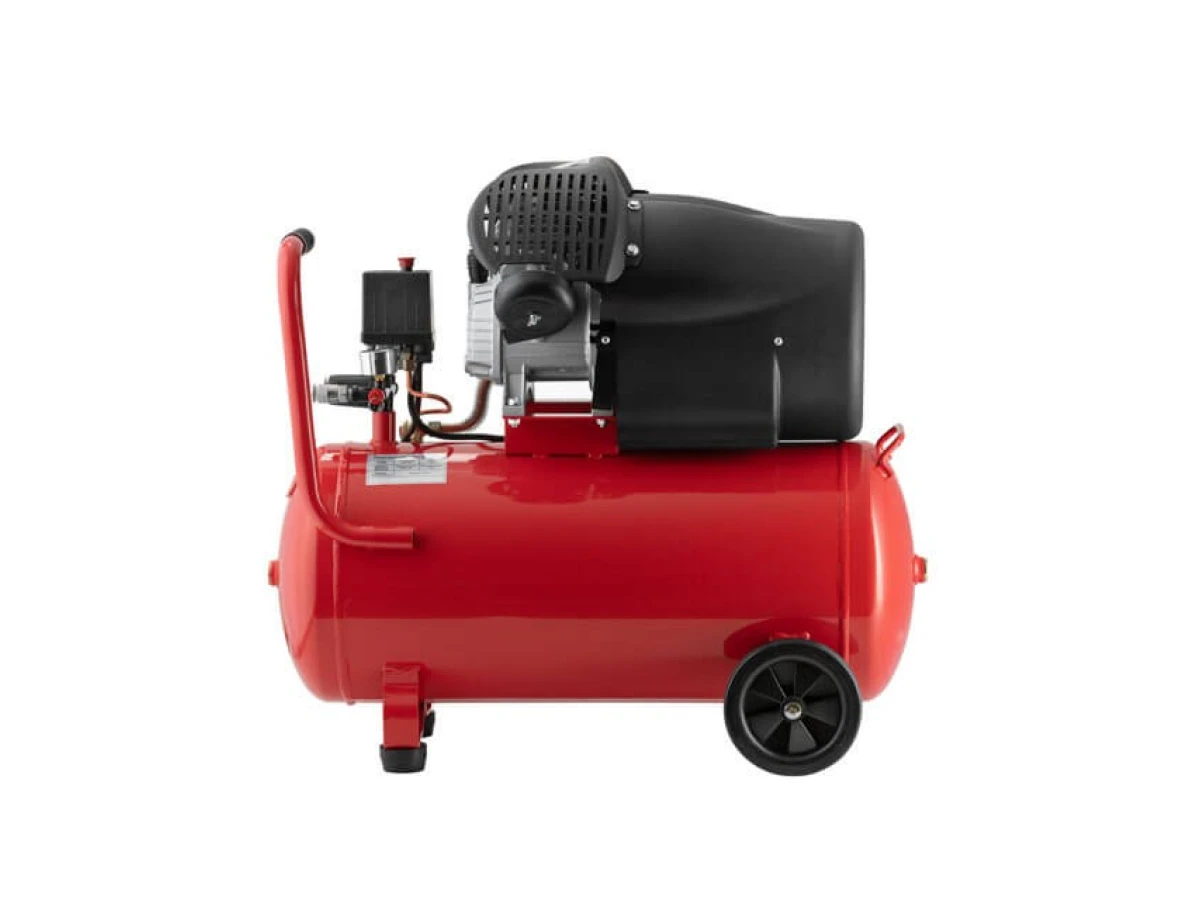 Компресор 50 л, 2230 Вт, 220 В, 10 aтм, 354 л/хв, 2 циліндри INTERTOOL PT-0004 