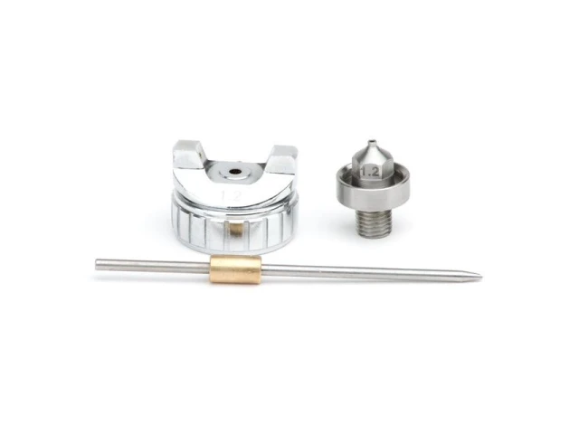 Комплект форсунки 1.2 мм для фарбопульта LVMP mini PT-0129 (дюза, повітряна головка, голка) INTERTOOL PT-2109 