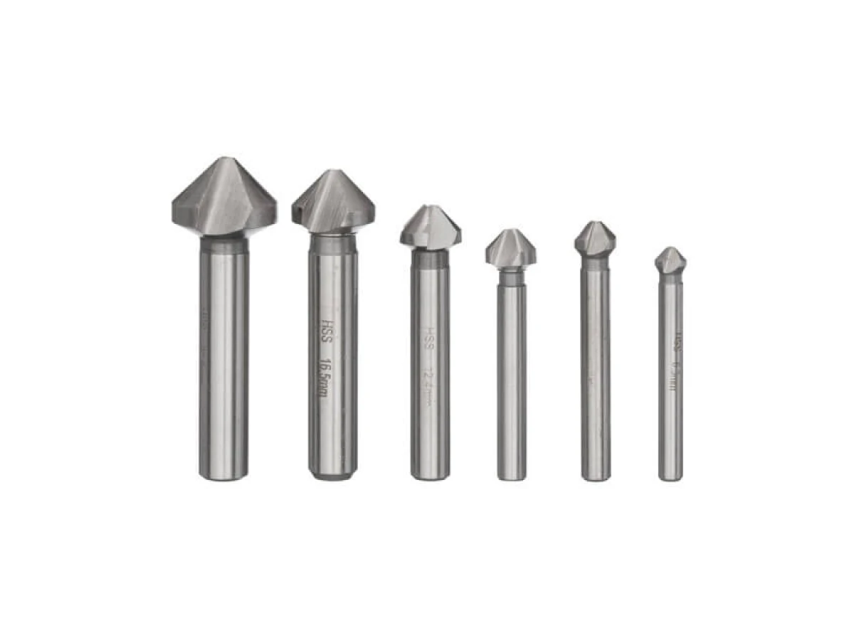 Набір зенкерів 6.3-20.5 мм 6 шт INTERTOOL SD-5006 