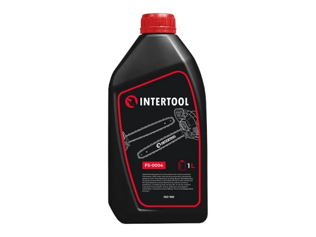 Олива для ланцюгів пил 1л INTERTOOL FS-0004 