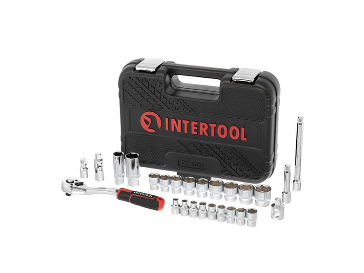 Набір інструментів 3/8", 26 од., Cr-V STORM INTERTOOL ET-8026 