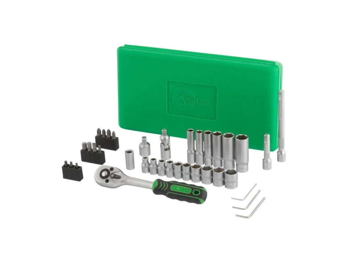 Набір інструментів 36 од., 1/4" INTERTOOL ET-6036SP 
