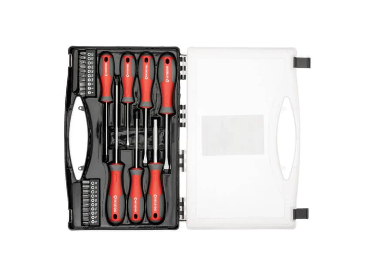 Набір викруток з комплектом насадок 27 од. INTERTOOL VT-3351 