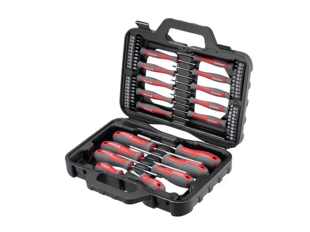 Набір викруток з комплектом насадок 58 од. INTERTOOL VT-3358 