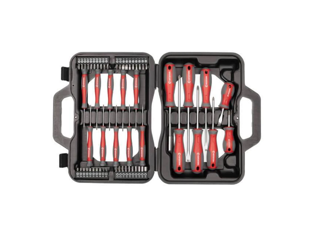 Набір викруток з комплектом насадок 58 од. INTERTOOL VT-3358 