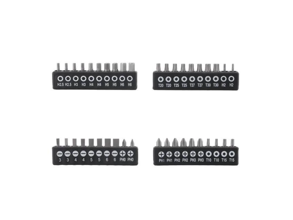 Набір викруток з комплектом насадок 58 од. INTERTOOL VT-3358 