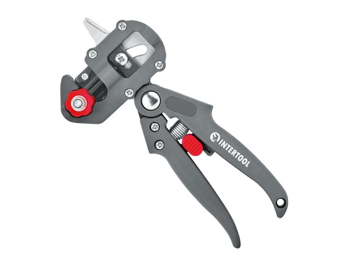 Секатор для щеплення 200мм, Carbon INTERTOOL FT-1020 