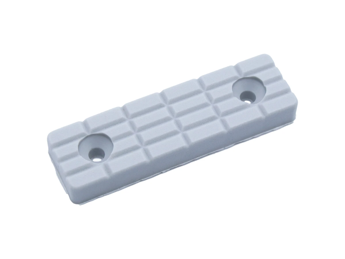 Меблева ніжка з тисненням Ф-481 (сірий пластик) 