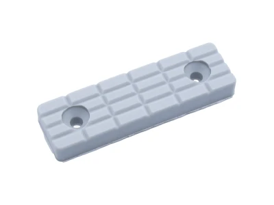 Меблева ніжка з тисненням Ф-481 (сірий пластик)