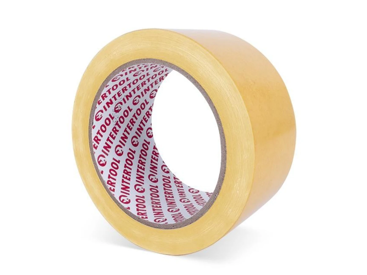 Скотч двосторонній 50мм * 25м на поліпропіленовій основі INTERTOOL KT-0953 