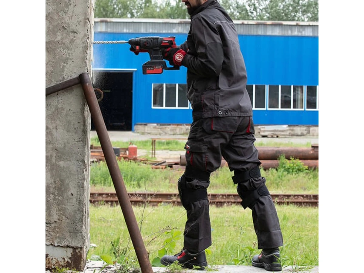 Брюки робочі 80% поліестер, 20% бавовна, щільність 260 г / м2, L INTERTOOL SP-3013 