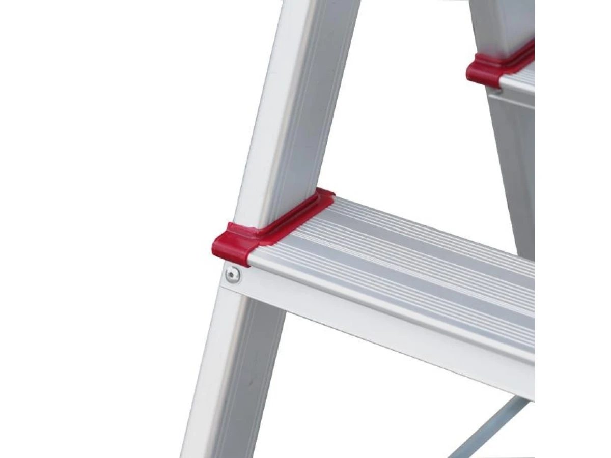 Стремянка алюминиевая двусторонняя 5 ступени, высота 1094 мм INTERTOOL LT-1105 