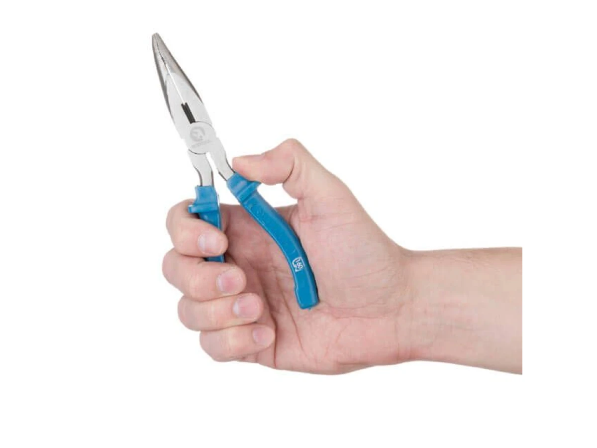 Довгогубці вигнуті 180 мм INTERTOOL HT-0125 