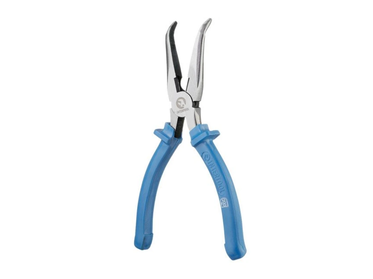 Довгогубці вигнуті 200 мм INTERTOOL HT-0126 