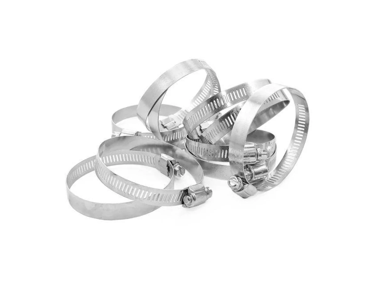 Хомут сталевий оцинкований 12,7 мм, D - 52-76 мм INTERTOOL TC-0152 