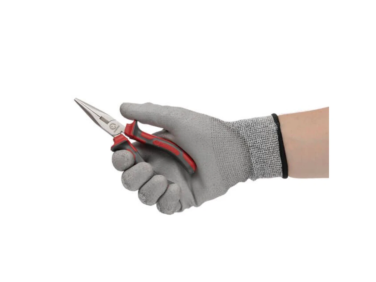 Довгогубці прямі 160 мм, С55 INTERTOOL HT-0127 