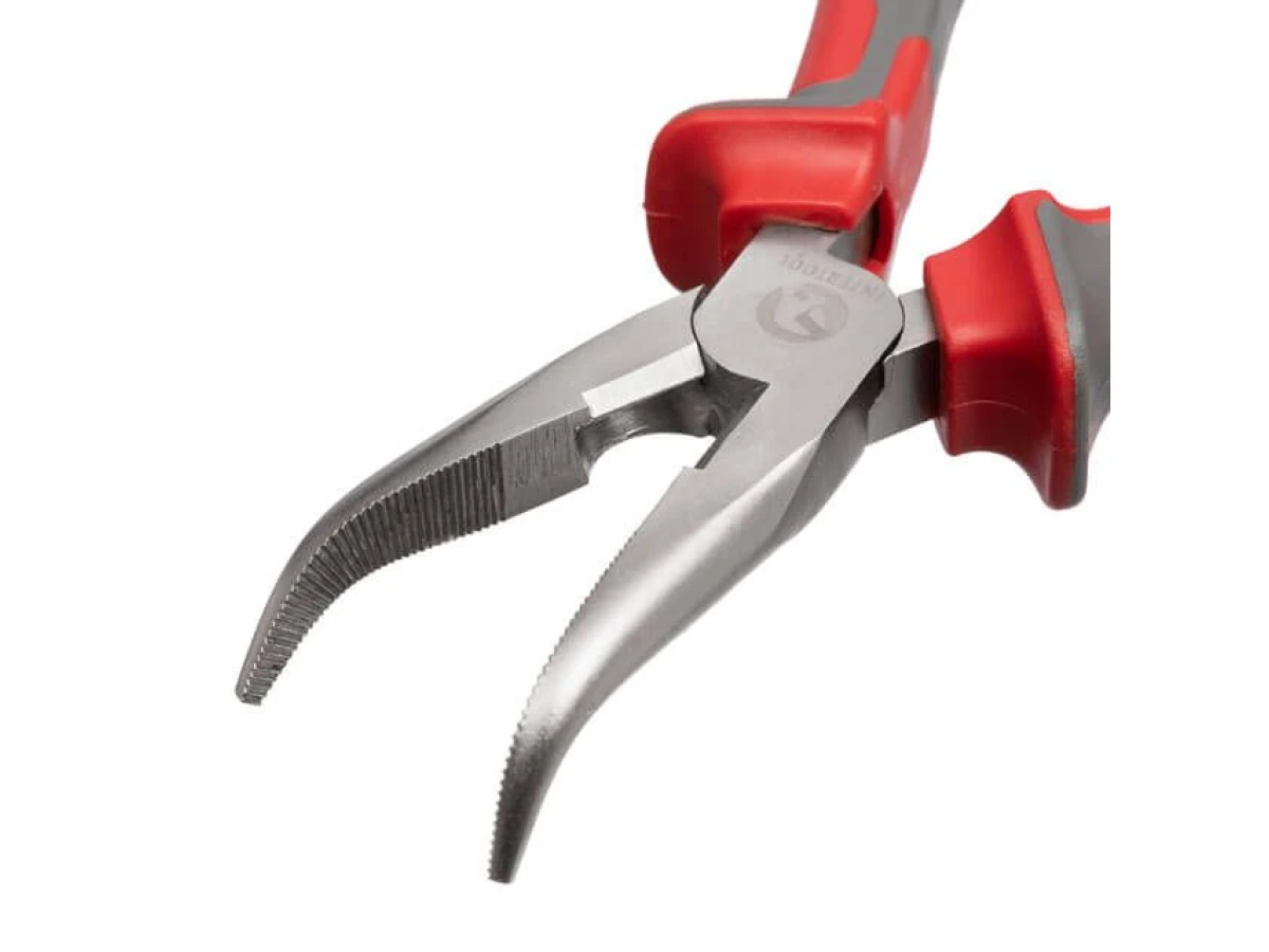 Довгогубці вигнуті 160 мм, С55 INTERTOOL HT-0131 