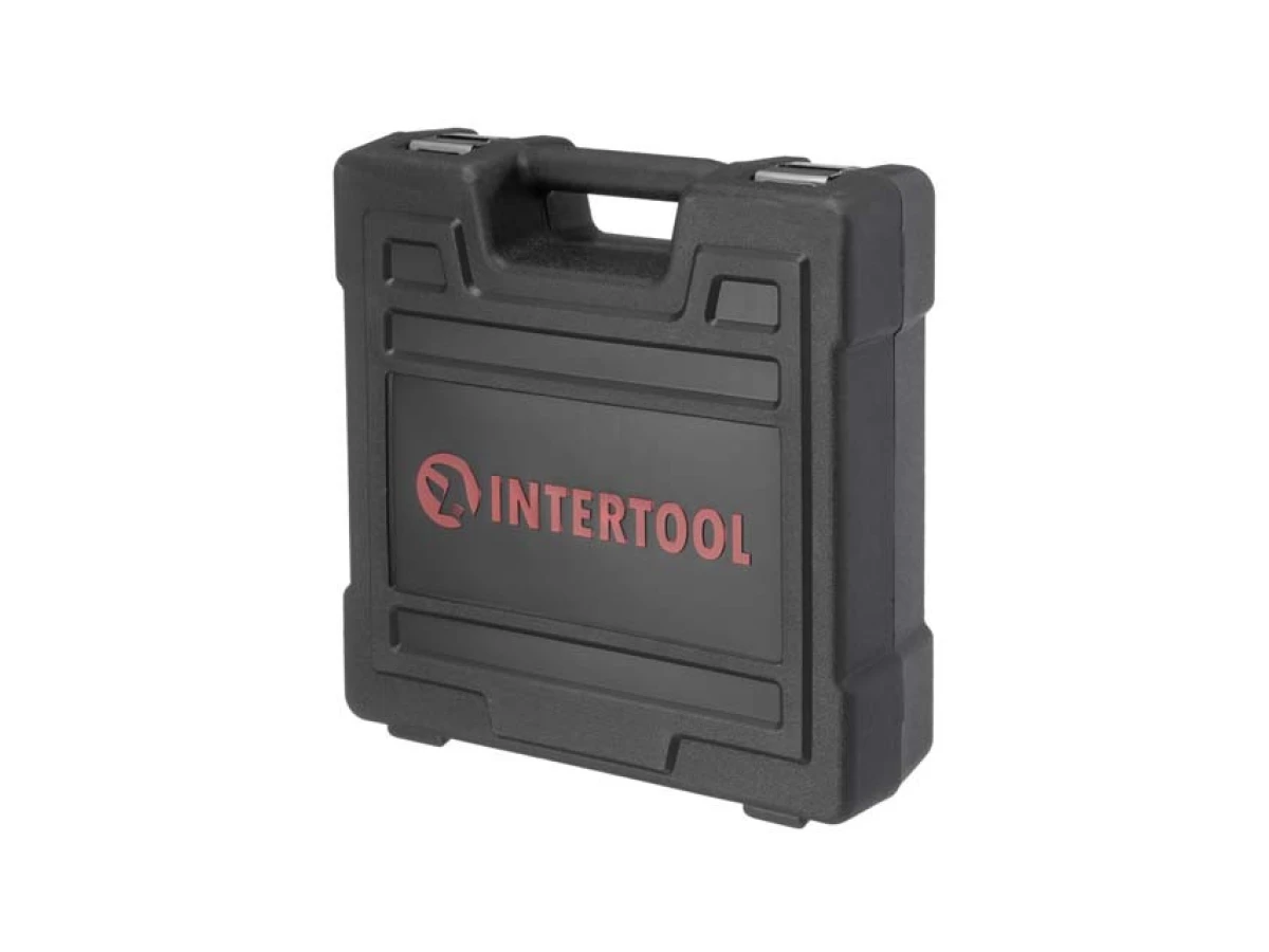 Дрель-шуруповерт аккумуляторная ударная с бесщеточным двигателем 20 В, 100 Нм, 0-410/0-1800 об/мин, 2-13 мм, Li-Ion, 4.0 Ач, ЗУ 4 А, кейс INTERTOOL WT-0361 