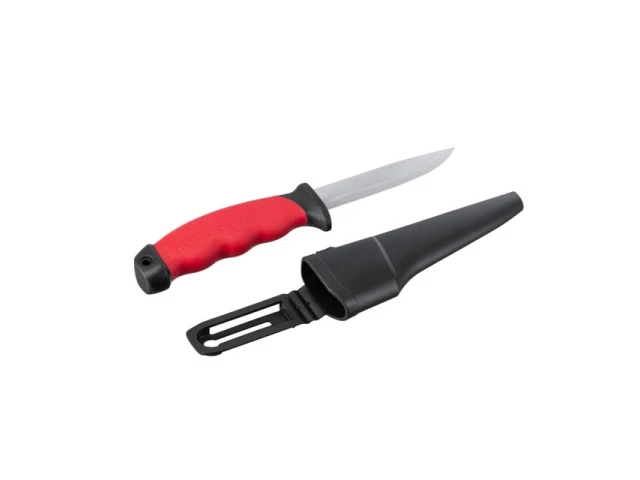 Ніж 100 мм, з чохлом INTERTOOL HT-0536 